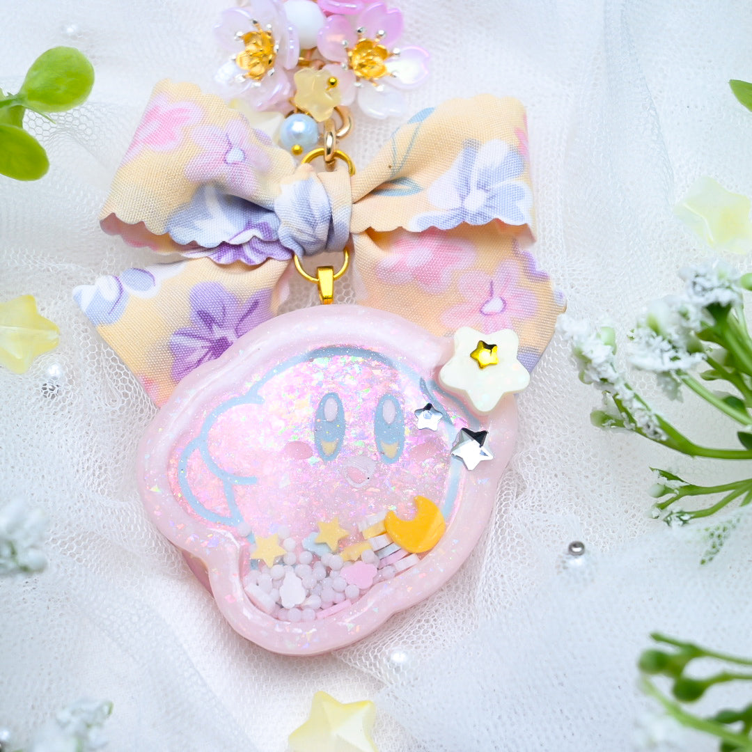 Twinkly Twilight Kirby Shaker Charm