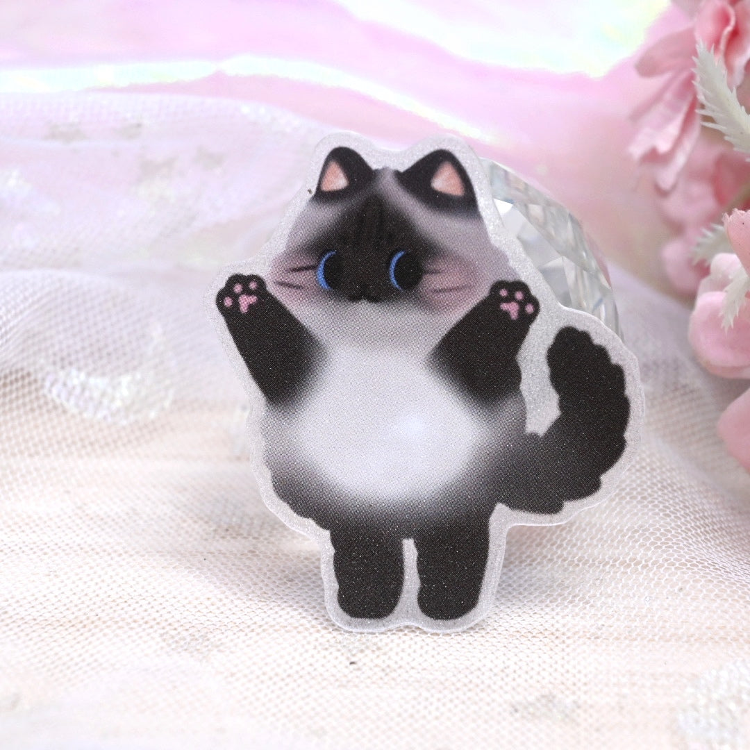 Fluffy Cat Sticker
