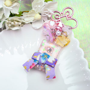 Happiness Yukata Omamori Charm (Purple)