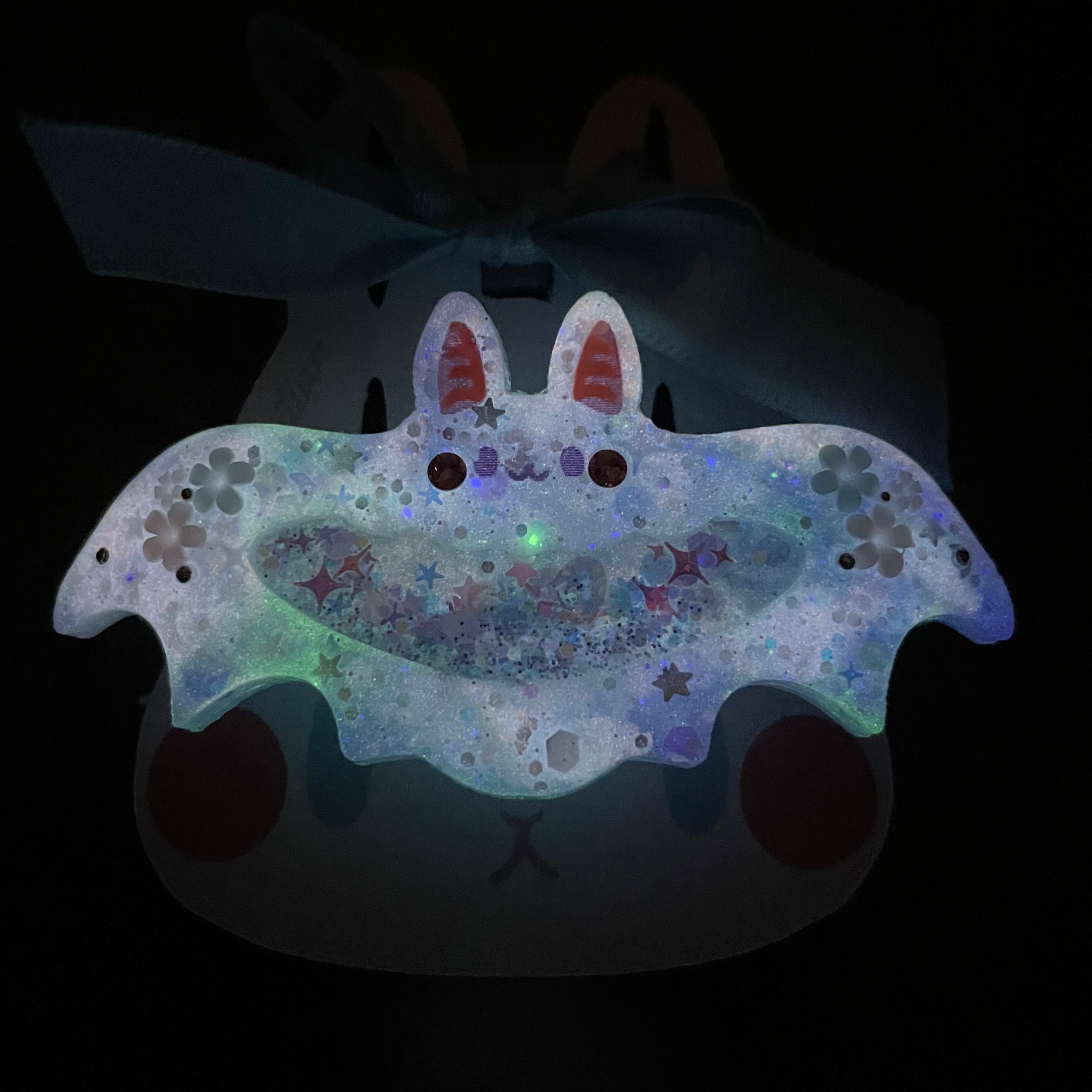 7cm Bat Barrette - Mirage