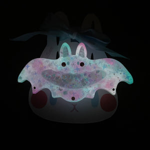 7cm Bat Barrette - Opal