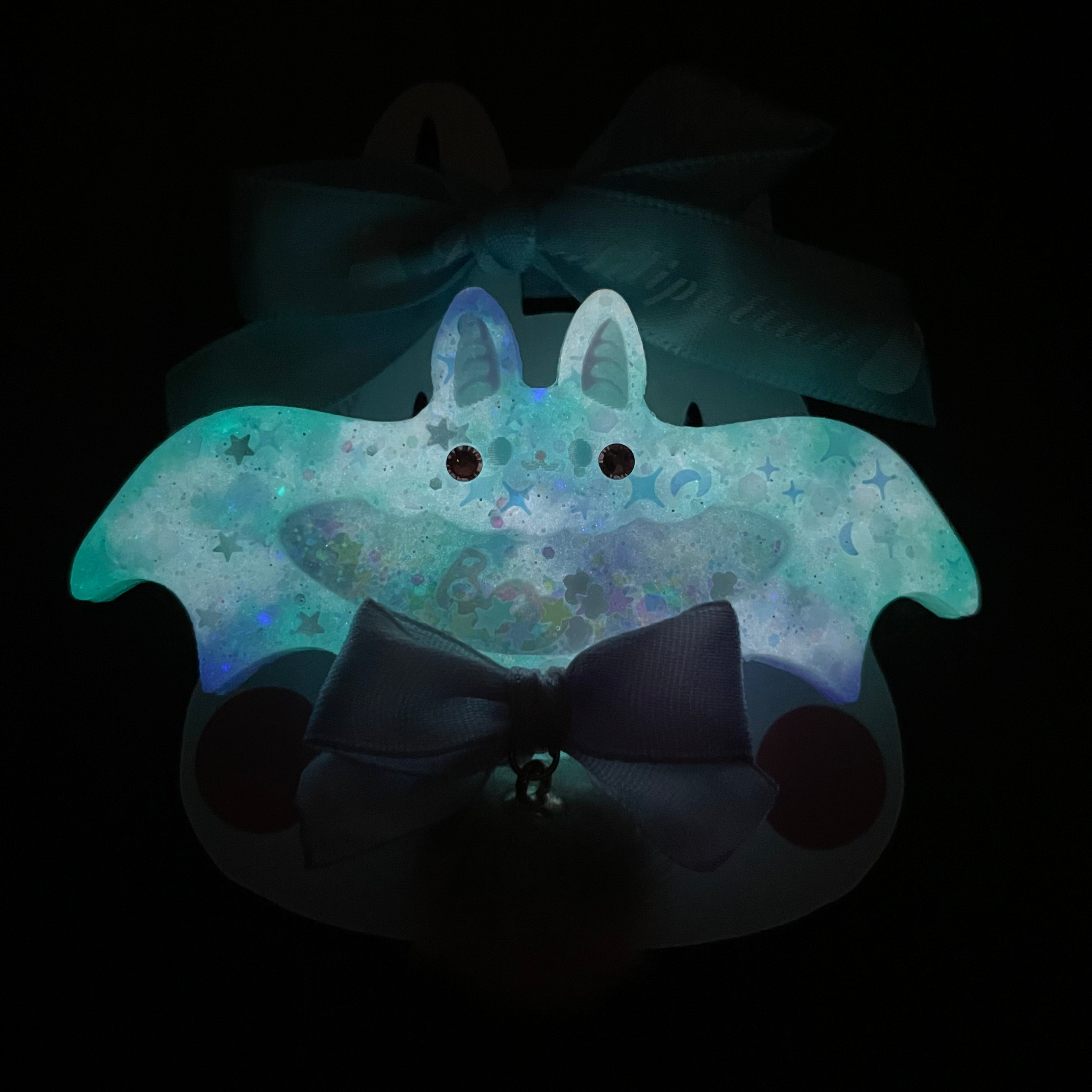 7cm Bat Barrette - Misty
