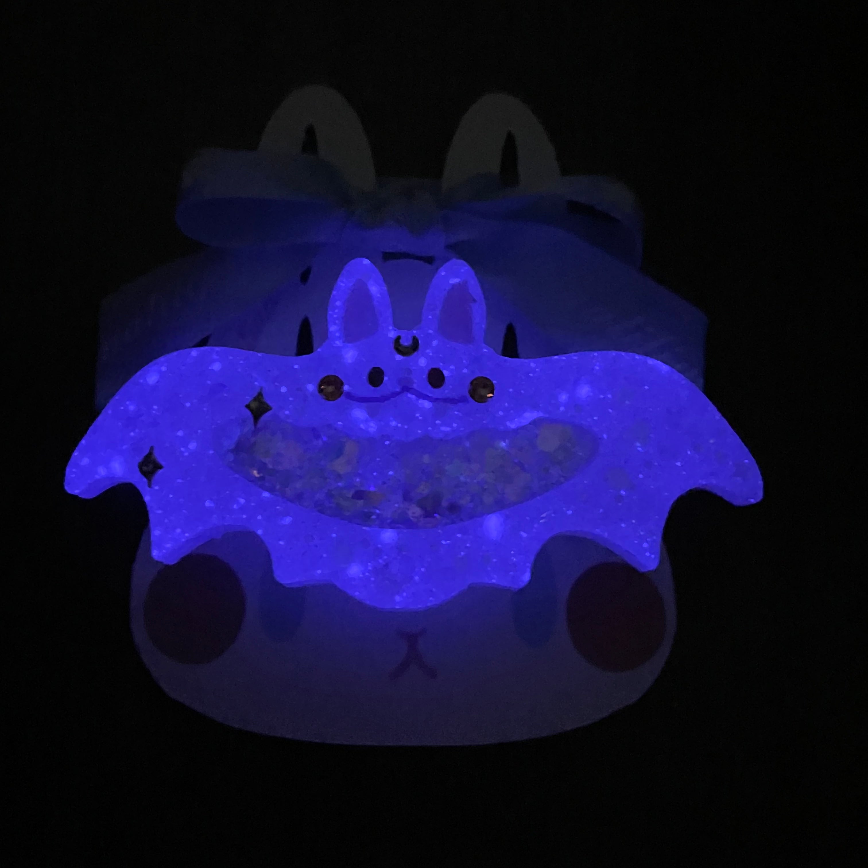 7cm Bat Barrette - Mallow