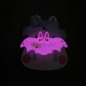 6cm Bat Barrette - Bubblegum