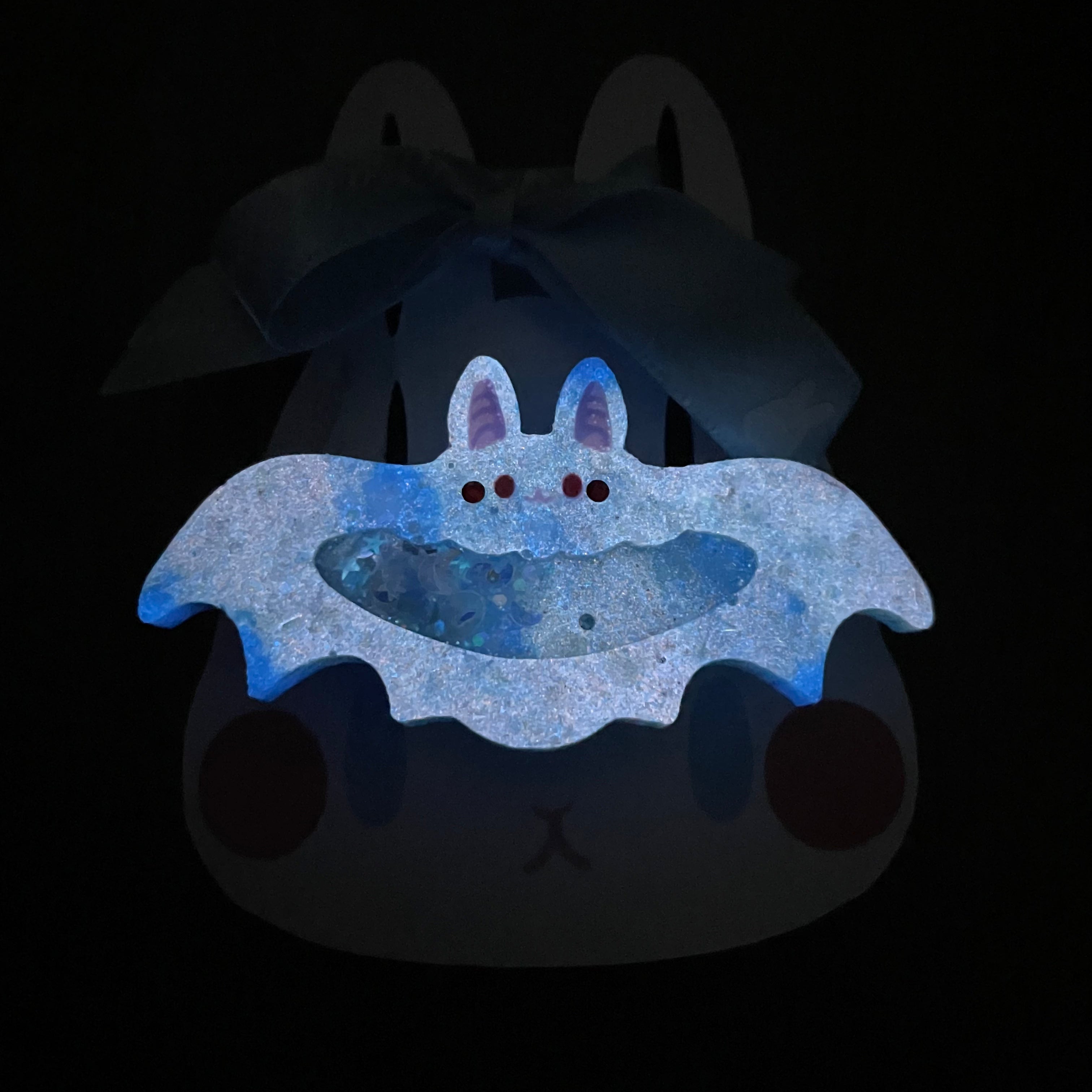 6cm Bat Barrette - Whirlpool