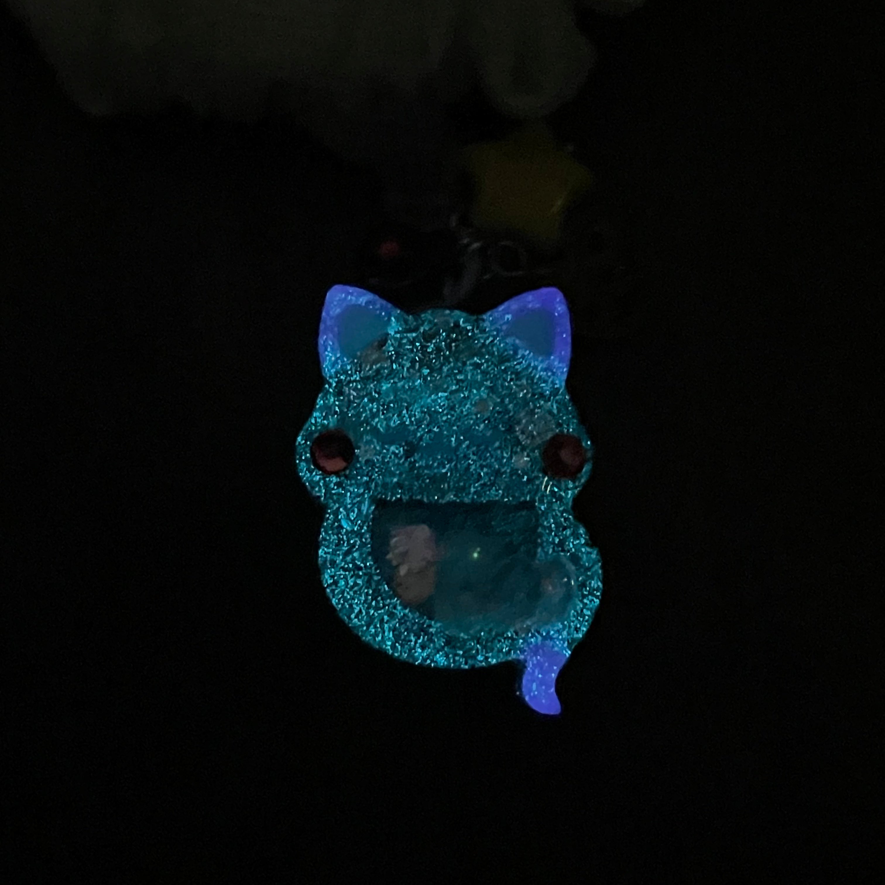 Ghostie Kitty Hairtie - Shinie