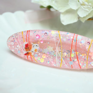 Yoyo Tsuri Glow Barrette (Pink)