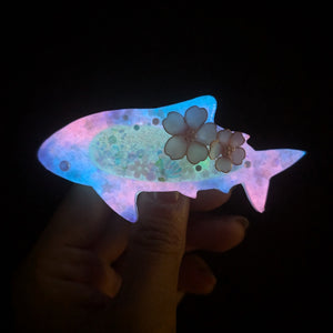 Dreamy Sakura Shark Barrette (6cm clasp)