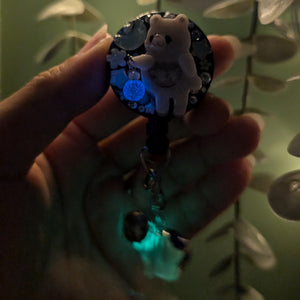 Lantern Carrier Badge Reel  - Diamond Dusk