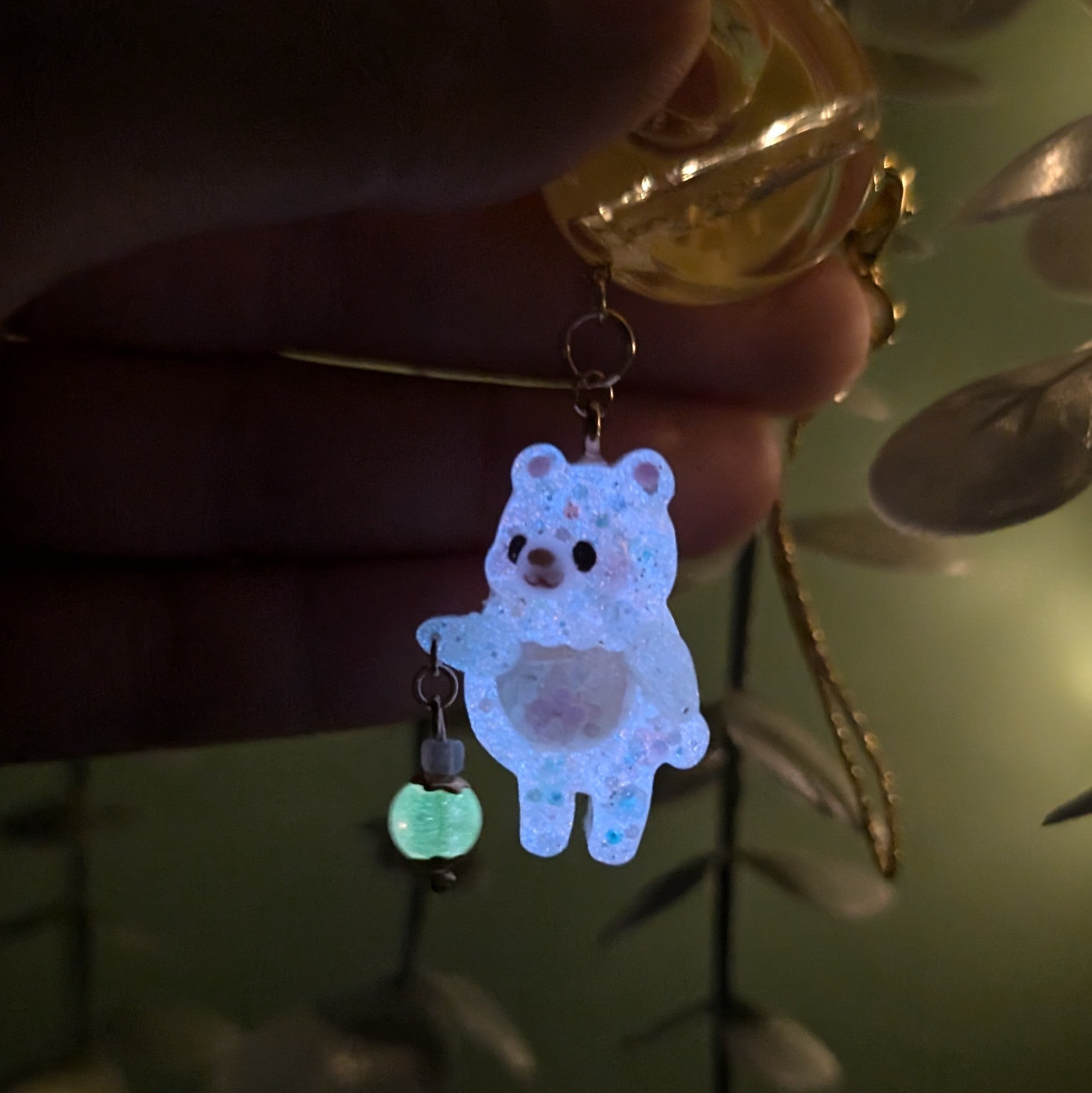 Little Lantern Carrier - Bear (pink lantern)
