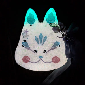 Wireart Wisteria Kitsune Mask