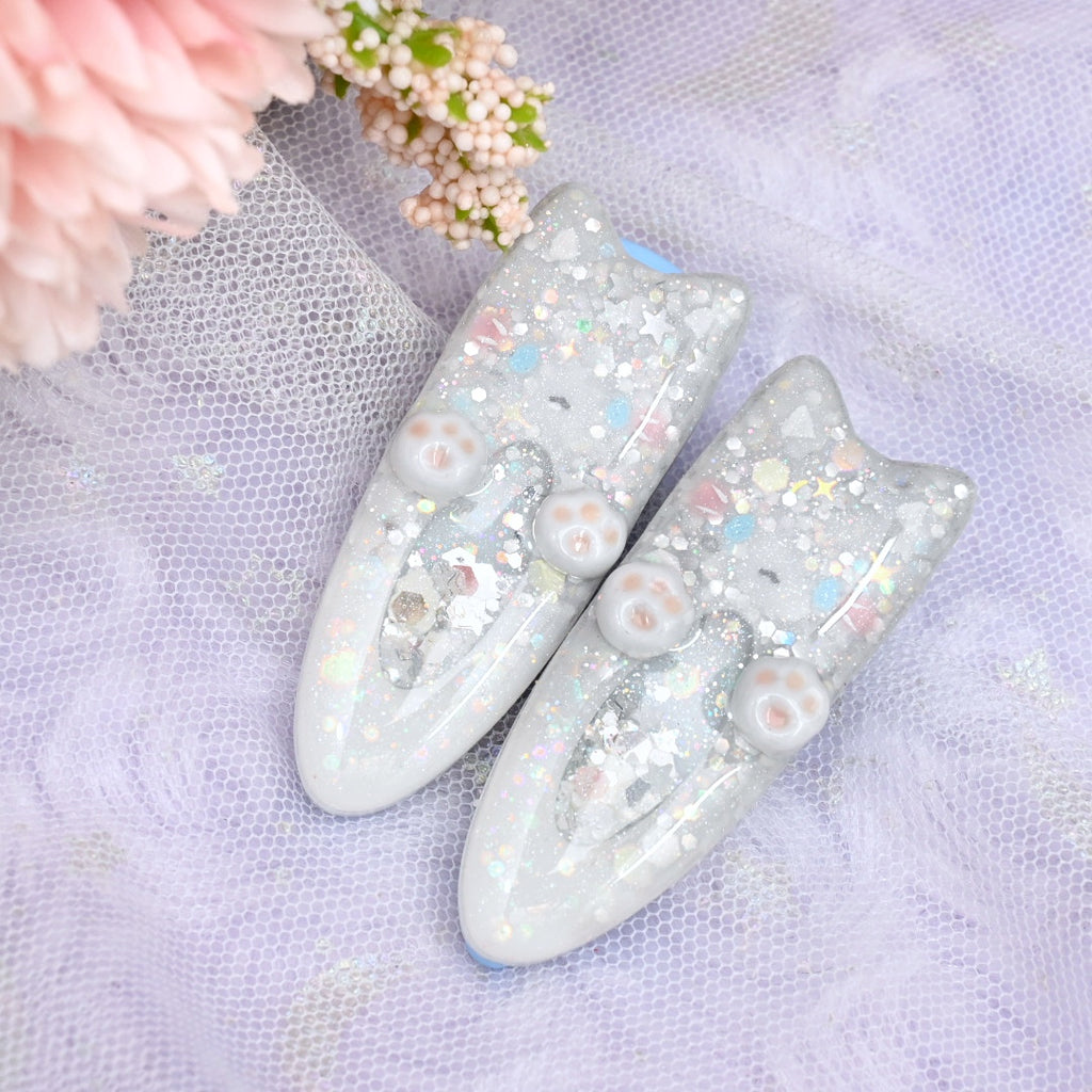 Hairclip Set - Grey