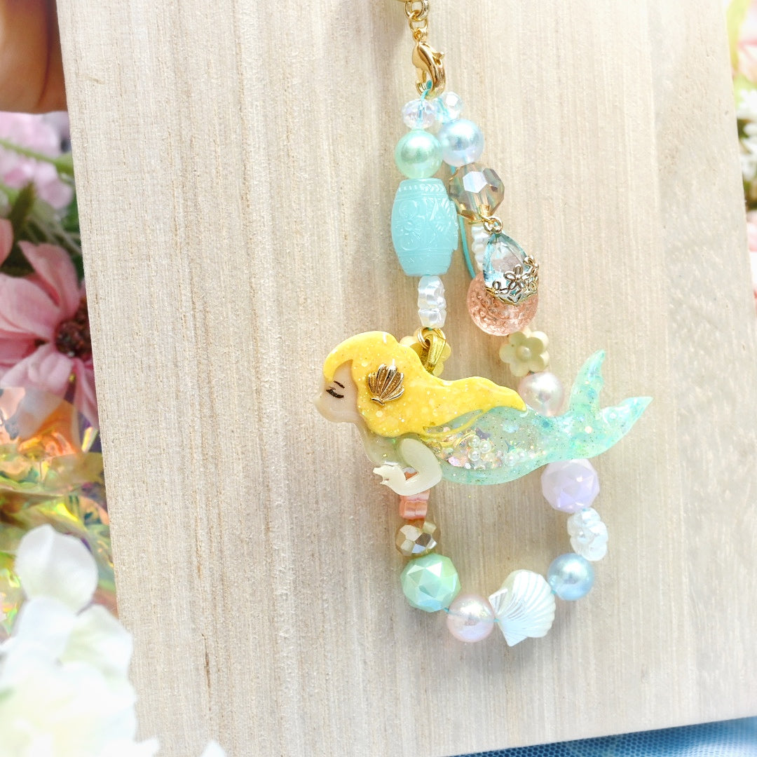 Rainbow Cove Mermaid Phone Charm