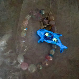 Purple Mist Orca Phone Charm