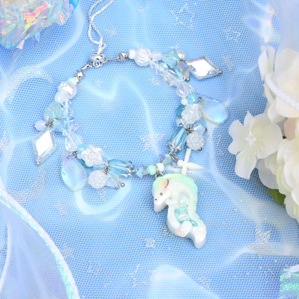 Falling Scales - Tiny Haku Beaded Bracelet