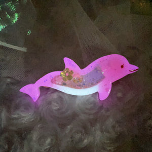 Pink Dolphin Hairclip