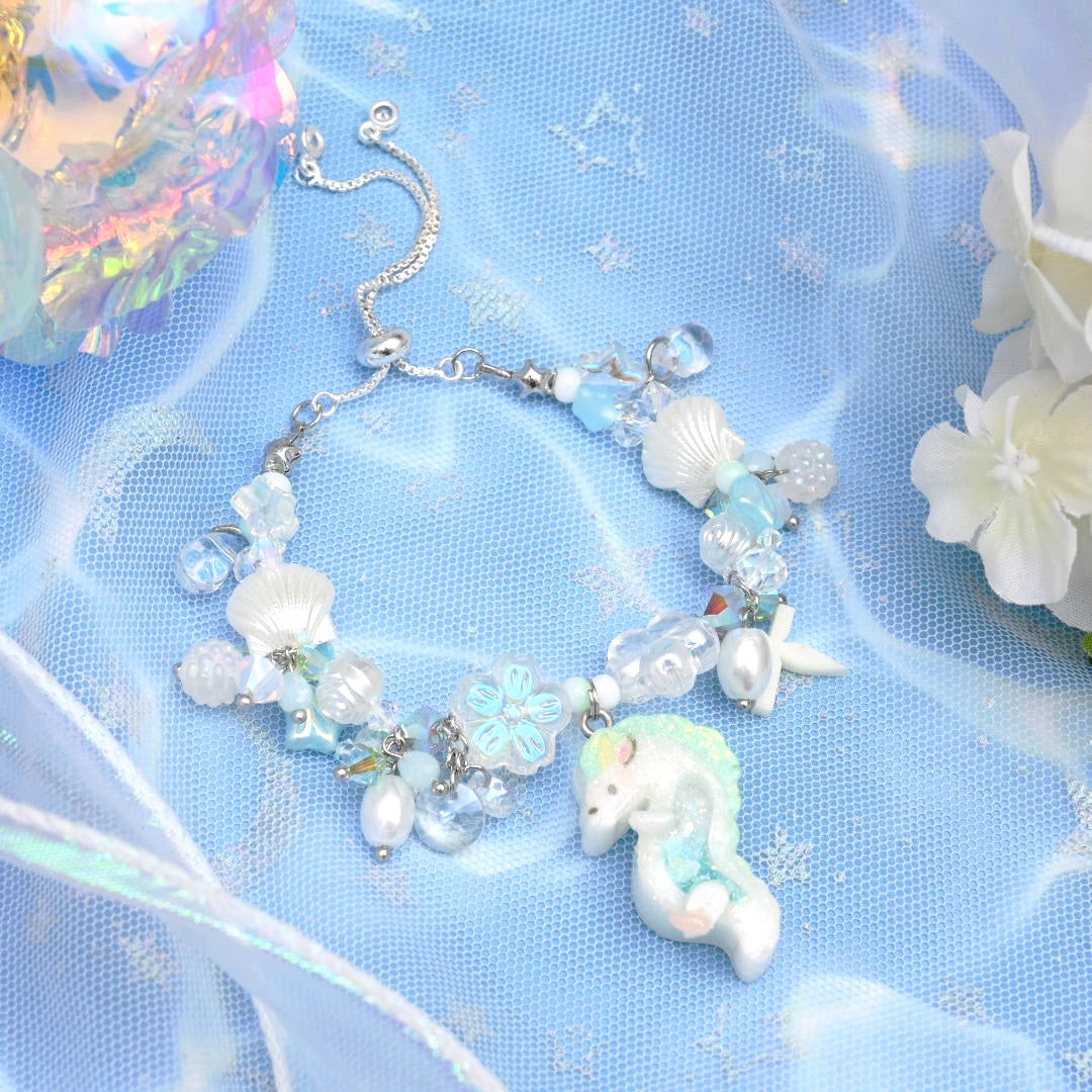 Meeting by the River - Tiny Haku Beaded Bracelet