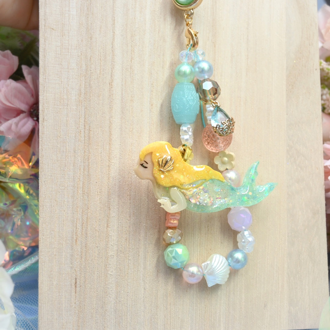 Rainbow Cove Mermaid Phone Charm