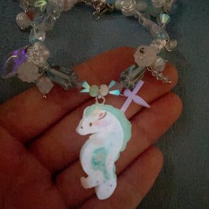 Falling Scales - Tiny Haku Beaded Bracelet