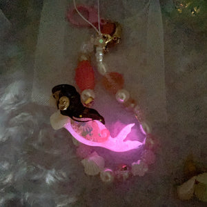Sakura Surf Mermaid Phone Charm