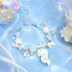 Meeting by the River - Tiny Haku Beaded Bracelet