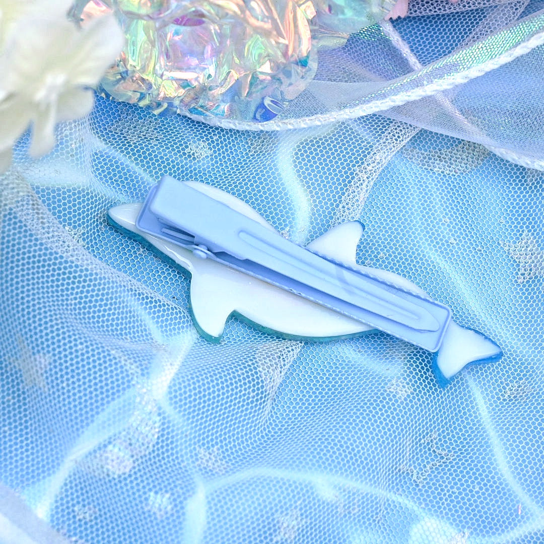 Blue Dolphin Hairclip