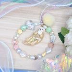 Rainbow Dreamy Otter Short Phone Strap