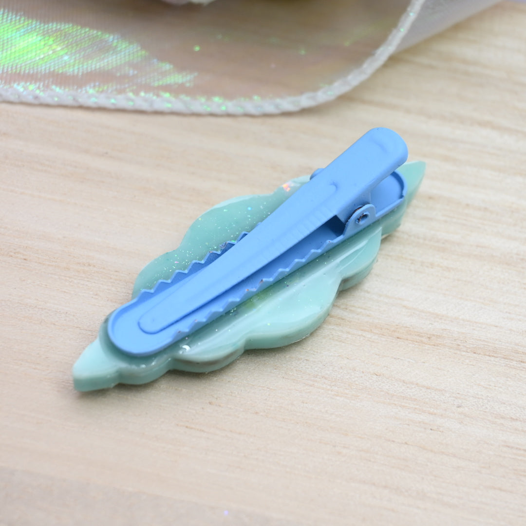 Turquoise Uniconch Hairclip