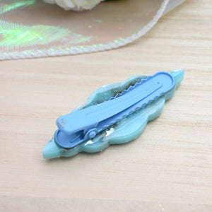 Deep Turquoise Uniconch Hairclip