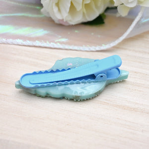 Smol Turquoise Conch Hairclip