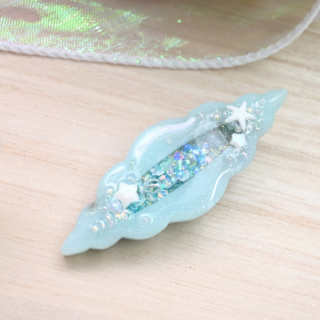 Light Turquoise Uniconch Hairclip