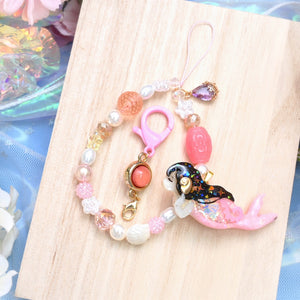 Sakura Surf Mermaid Phone Charm