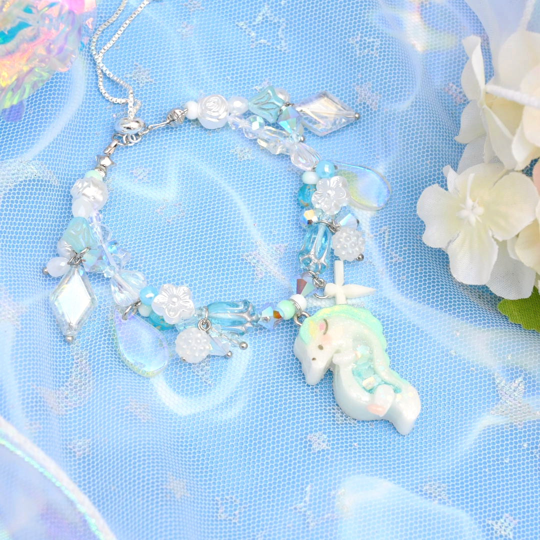 Falling Scales - Tiny Haku Beaded Bracelet