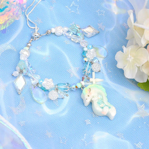 Falling Scales - Tiny Haku Beaded Bracelet