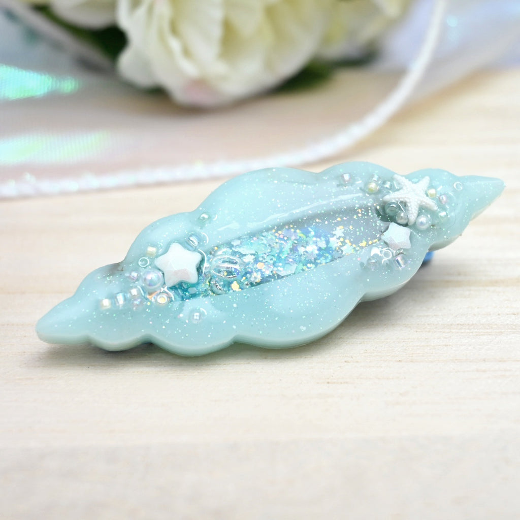 Light Turquoise Uniconch Hairclip