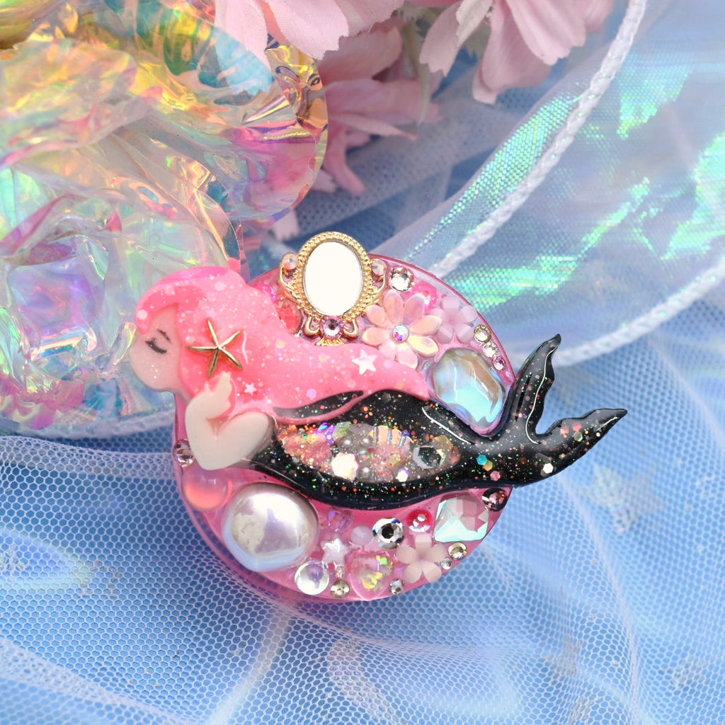 Mirror Mirror Mermaid Phone Grip - pink