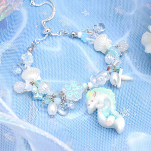 Meeting by the River - Tiny Haku Beaded Bracelet