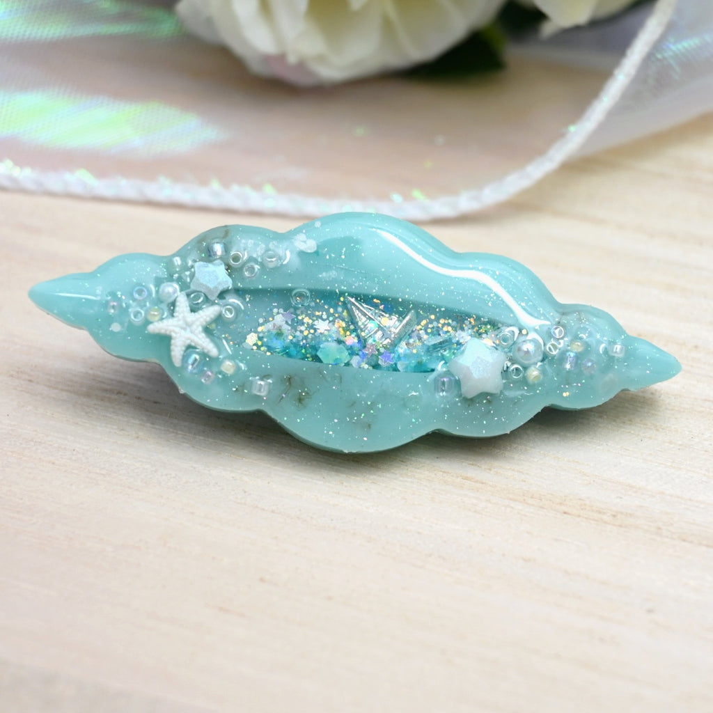 Turquoise Uniconch Hairclip
