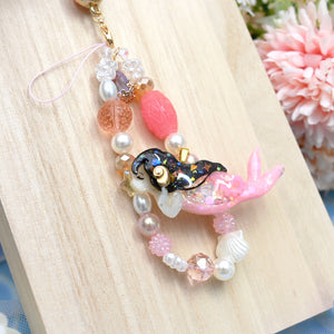 Sakura Surf Mermaid Phone Charm