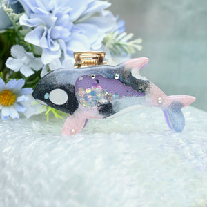 Sakura Pearl Orca Hair Huggie (5.5cm claw)