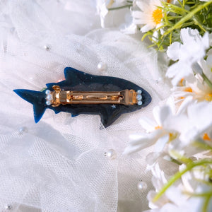 Mamoru Shark Barrette (6cm clasp)