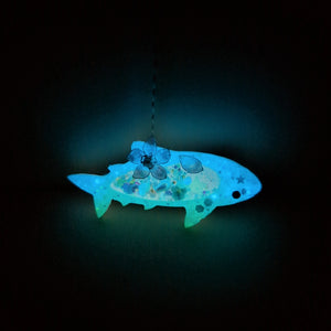 Baby Blue Shark Hairclip (5cm, Wireart)