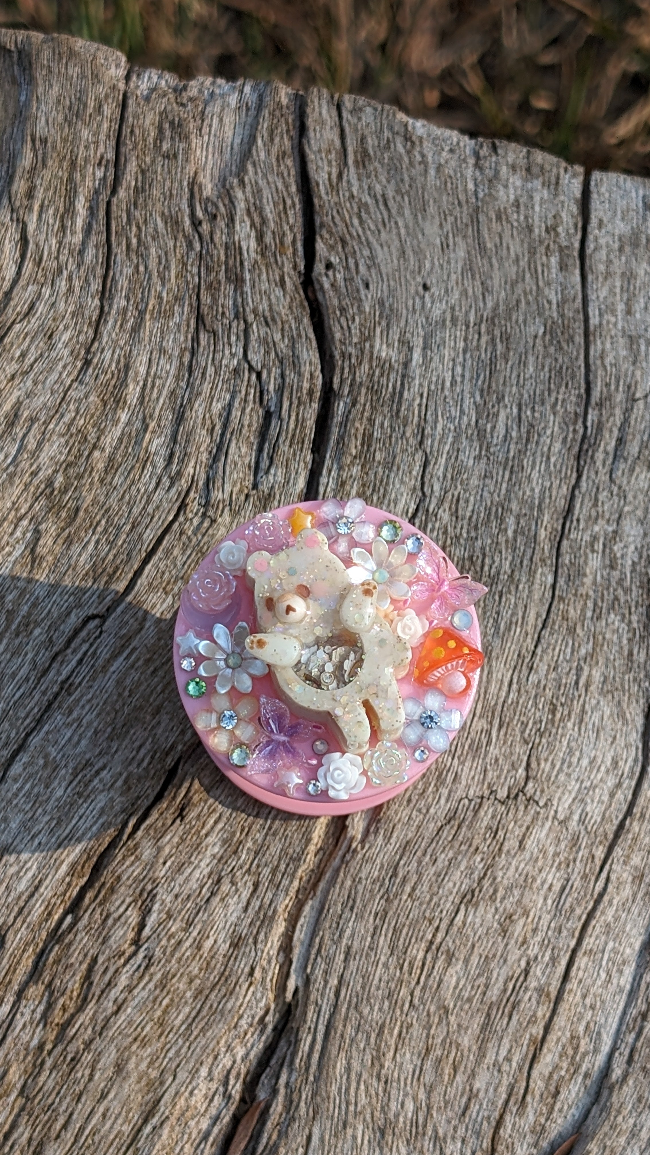 Blossom Bear Phone Grip