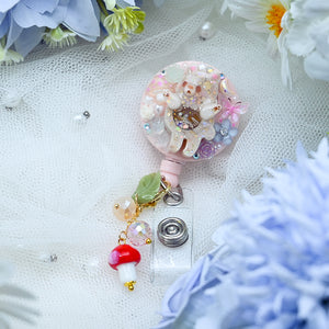 Fairy Bear Round Badge Reel