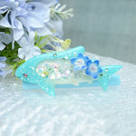 Nemophila Shark Barrette (6cm clasp)
