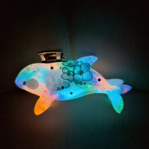 Prism Petals Orca Hair Huggie (5.5cm claw)