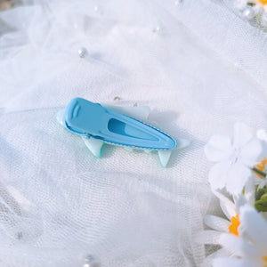 Baby Blue Shark Hairclip (5cm, Wireart)