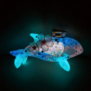 Yozakura Orca Hair Huggie (5.5cm claw)
