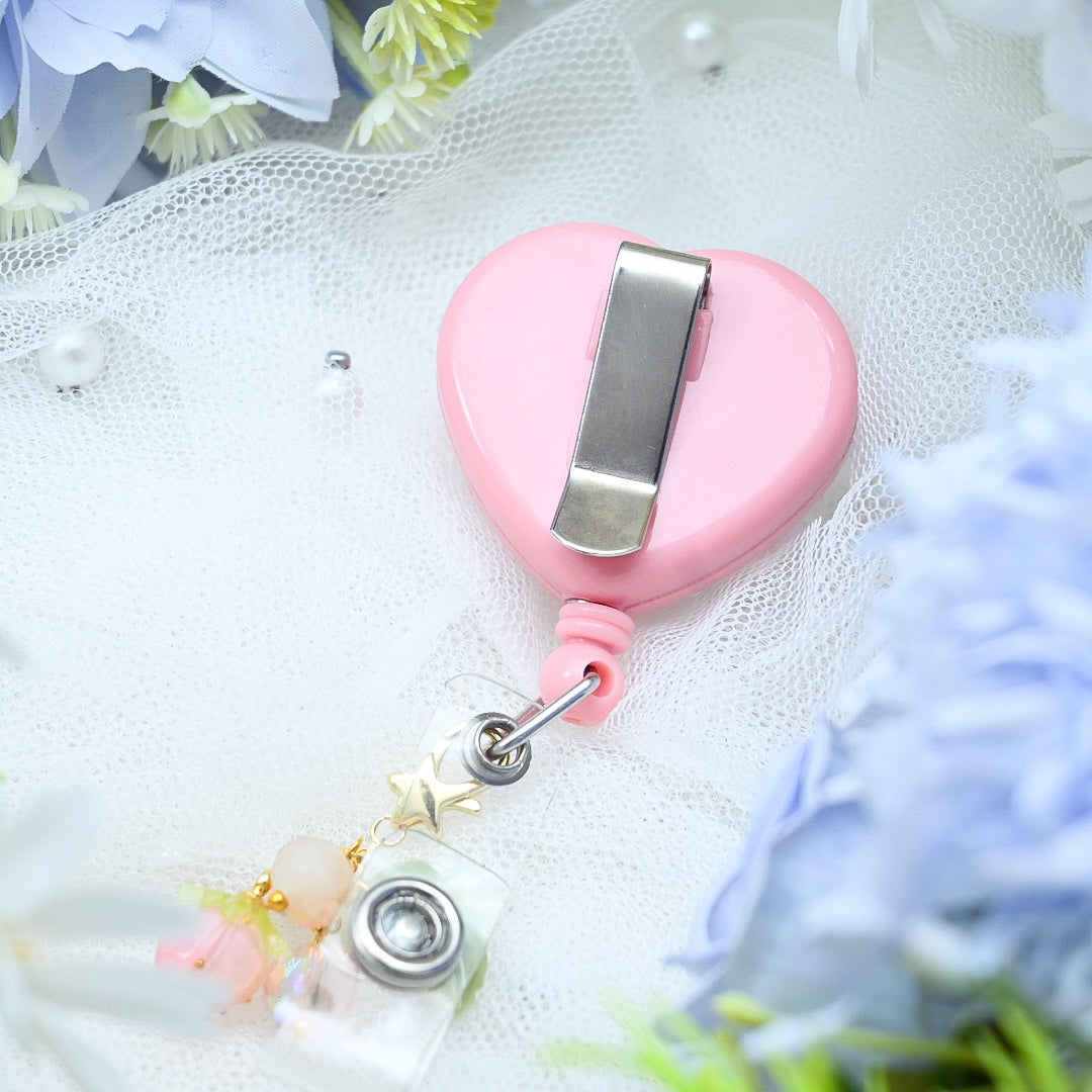 Blossoms Ham Heart Badge Reel