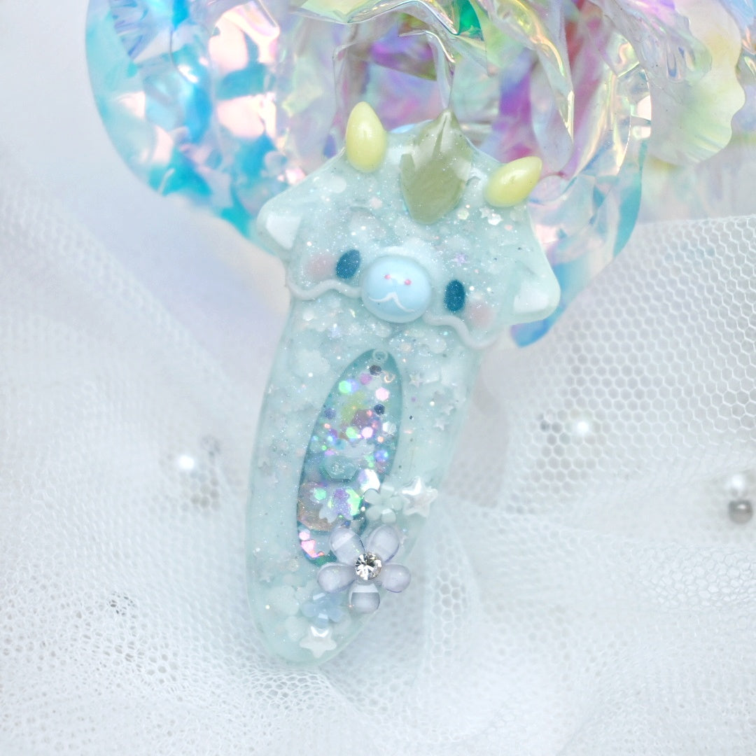 Minty Milk Hairclip